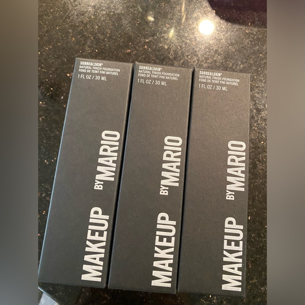Bundle of 3 Makeup by Mario SURREALSKIN NATURAL FINISH FOUNDATION new with box